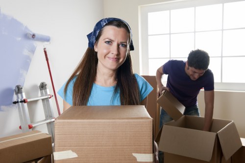 Organised packing materials for removals in Harrow