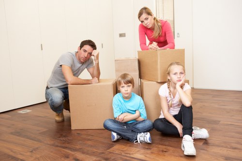 Professional movers handling a compact relocation in Harrow